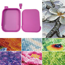 Load image into Gallery viewer, Diamond Painting Tray Organizer Diamond Art Tray for DIY Crafts (Pink Blue)