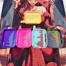 Load image into Gallery viewer, Diamond Painting Tray Organizer Diamond Art Tray for DIY Crafts (Pink Blue)