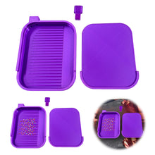 Load image into Gallery viewer, Diamond Painting Tray Organizer Diamond Art Tray for DIY Crafts (Purple)