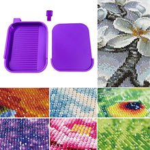 Load image into Gallery viewer, Diamond Painting Tray Organizer Diamond Art Tray for DIY Crafts (Purple)