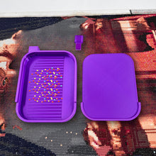 Load image into Gallery viewer, Diamond Painting Tray Organizer Diamond Art Tray for DIY Crafts (Purple)
