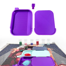 Load image into Gallery viewer, Diamond Painting Tray Organizer Diamond Art Tray for DIY Crafts (Purple)