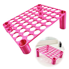 Load image into Gallery viewer, 56 Grid Diamond Painting Can Organizer High & Low Foot Storage Rack Tool (Pink)