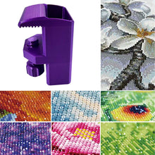 Load image into Gallery viewer, Heavy-Duty Desk Pen Holder Adjustable Clip Space-Saving Desk Organizer (Purple)