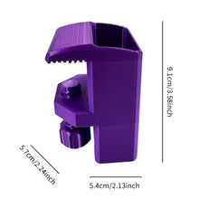 Load image into Gallery viewer, Heavy-Duty Desk Pen Holder Adjustable Clip Space-Saving Desk Organizer (Purple)