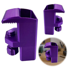 Load image into Gallery viewer, Heavy-Duty Desk Pen Holder Adjustable Clip Space-Saving Desk Organizer (Purple)