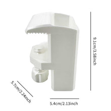 Load image into Gallery viewer, Heavy-Duty Desk Pen Holder Adjustable Clip Space-Saving Desk Organizer (White)