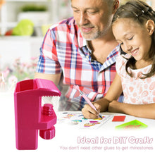 Load image into Gallery viewer, Heavy-Duty Desk Pen Holder Adjustable Clip Space-Saving Desk Organizer (Pink)