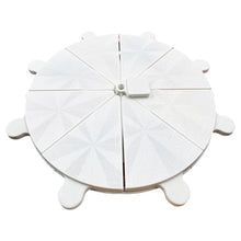 Load image into Gallery viewer, Diamond Painting Tray 8 Grids Drill Plate Octagonal Spiral Bottom Plate (White)