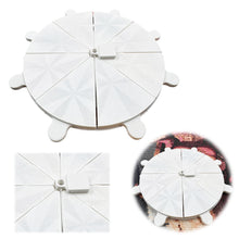 Load image into Gallery viewer, Diamond Painting Tray 8 Grids Drill Plate Octagonal Spiral Bottom Plate (White)