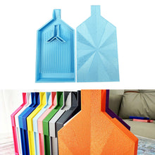Load image into Gallery viewer, 2pcs Diamond Painting Tray Y-Shaped Bead Storage Sorting Plate Tool (Sky Blue)