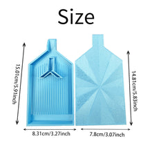 Load image into Gallery viewer, 2pcs Diamond Painting Tray Y-Shaped Bead Storage Sorting Plate Tool (Sky Blue)