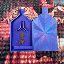 Load image into Gallery viewer, 2pcs Diamond Painting Tray Y-Shaped Bead Storage Sorting Plate (Blue-Purple)