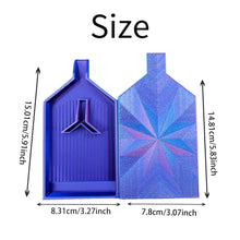 Load image into Gallery viewer, 2pcs Diamond Painting Tray Y-Shaped Bead Storage Sorting Plate (Blue-Purple)