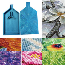 Load image into Gallery viewer, 2pcs Diamond Painting Tray Y-Shaped Bead Storage Sorting Plate (Flash Blue)