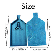 Load image into Gallery viewer, 2pcs Diamond Painting Tray Y-Shaped Bead Storage Sorting Plate (Flash Blue)