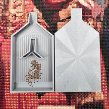 Load image into Gallery viewer, 2pcs Diamond Painting Tray Y-Shaped Bead Storage Sorting Plate Tool (Gray)