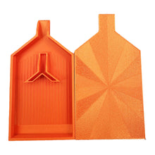 Load image into Gallery viewer, 2pcs Diamond Painting Tray Y-Shaped Bead Storage Sorting Plate Tool (Orange)