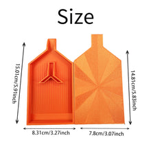Load image into Gallery viewer, 2pcs Diamond Painting Tray Y-Shaped Bead Storage Sorting Plate Tool (Orange)