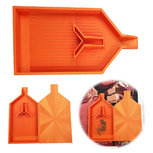 Load image into Gallery viewer, 2pcs Diamond Painting Tray Y-Shaped Bead Storage Sorting Plate Tool (Orange)