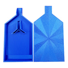 Load image into Gallery viewer, 2pcs Diamond Painting Tray Y-Shaped Bead Storage Sorting Plate Tool (Blue)