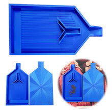 Load image into Gallery viewer, 2pcs Diamond Painting Tray Y-Shaped Bead Storage Sorting Plate Tool (Blue)