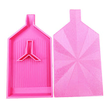 Load image into Gallery viewer, 2pcs Diamond Painting Tray Y-Shaped Bead Storage Sorting Plate Tool (Rose Red)
