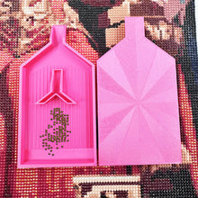 Load image into Gallery viewer, 2pcs Diamond Painting Tray Y-Shaped Bead Storage Sorting Plate Tool (Rose Red)