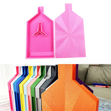 Load image into Gallery viewer, 2pcs Diamond Painting Tray Y-Shaped Bead Storage Sorting Plate Tool (Rose Red)