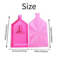 Load image into Gallery viewer, 2pcs Diamond Painting Tray Y-Shaped Bead Storage Sorting Plate Tool (Rose Red)