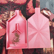 Load image into Gallery viewer, 2pcs Diamond Painting Tray Y-Shaped Bead Storage Sorting Plate Tool (Pink)