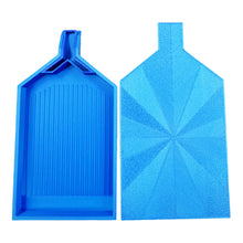 Load image into Gallery viewer, 2pcs Diamond Painting Tray Y-Shaped Bead Storage Sorting Plate Tool (Light Blue)