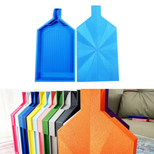 Load image into Gallery viewer, 2pcs Diamond Painting Tray Y-Shaped Bead Storage Sorting Plate Tool (Light Blue)