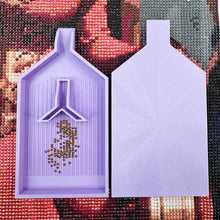 Load image into Gallery viewer, 2pcs Diamond Painting Tray Y-Shaped Bead Storage Sorting Plate (Light Purple)