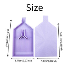 Load image into Gallery viewer, 2pcs Diamond Painting Tray Y-Shaped Bead Storage Sorting Plate (Light Purple)