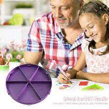 Load image into Gallery viewer, Beads Sorting Storage Tray Fully Enclosed Diamond Painting Tools (Black Purple)
