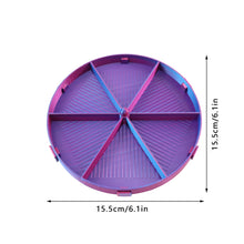 Load image into Gallery viewer, Beads Sorting Storage Tray Fully Enclosed Diamond Painting Tools (Blue Purple)