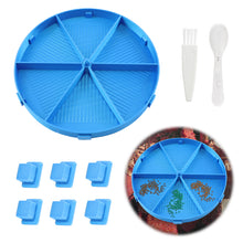 Load image into Gallery viewer, Round Beads Sorting Storage Tray Fully Enclosed Diamond Painting Tools (Blue)