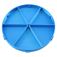 Load image into Gallery viewer, Beads Sorting Storage Tray Round Diamond Painting Tools with Lid (Blue)