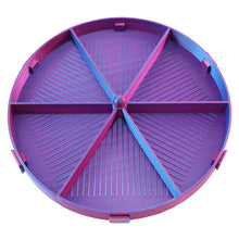 Load image into Gallery viewer, Beads Sorting Storage Tray Round Diamond Painting Tools with Dish (Blue Purple)