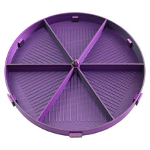 Load image into Gallery viewer, Beads Sorting Storage Tray Diamond Painting Tools with Dish Lid (Black Purple)