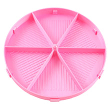 Load image into Gallery viewer, Beads Sorting Storage Tray Fully Enclosed Round Diamond Painting Tools (Pink)
