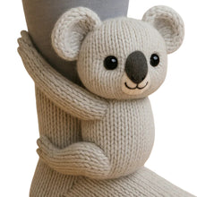 Load image into Gallery viewer, 1 Pair 3D Doll Socks Funny Cartoon Animal Cotton Socks for Girls Women (Koala)