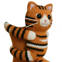 Load image into Gallery viewer, 1 Pair 3D Doll Socks Funny Knit Animal Socks Floor Socks for Girls(Little tiger)