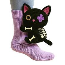 Load image into Gallery viewer, 1 Pair 3D Doll Socks Funny Knit Animal Socks Floor Socks for Girls (Kitten)