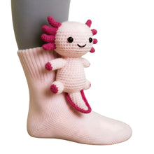 Load image into Gallery viewer, 1 Pair 3D Doll Socks Funny Knit Animal Socks Floor Socks for Girls (Dragon)