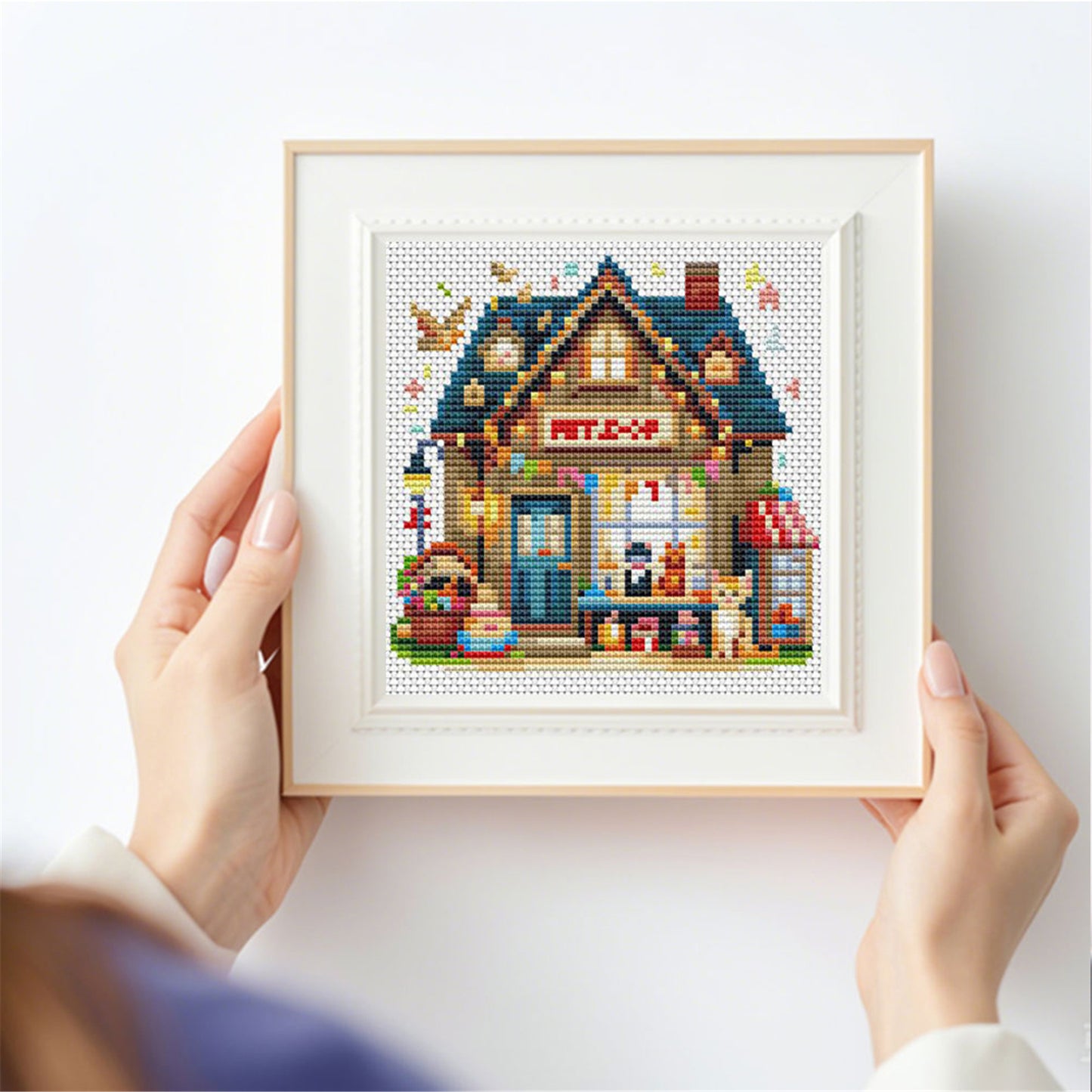 Shop - Partial 11CT Stamped Cross Stitch 15x15CM - Huacan