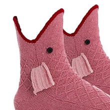 Load image into Gallery viewer, 1 Pair Knit Animal Socks Fashion Floor Socks Slipper Socks for Girls Women(Fish)