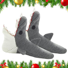 Load image into Gallery viewer, 1 Pair Knit Animal Socks Fashion Sleeping Socks for Girls Women (Sharks)