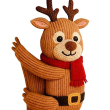 Load image into Gallery viewer, Women Cute 3D Animal Funny Animal Fuzzy Socks for Winter Christmas Gifts (Elk)